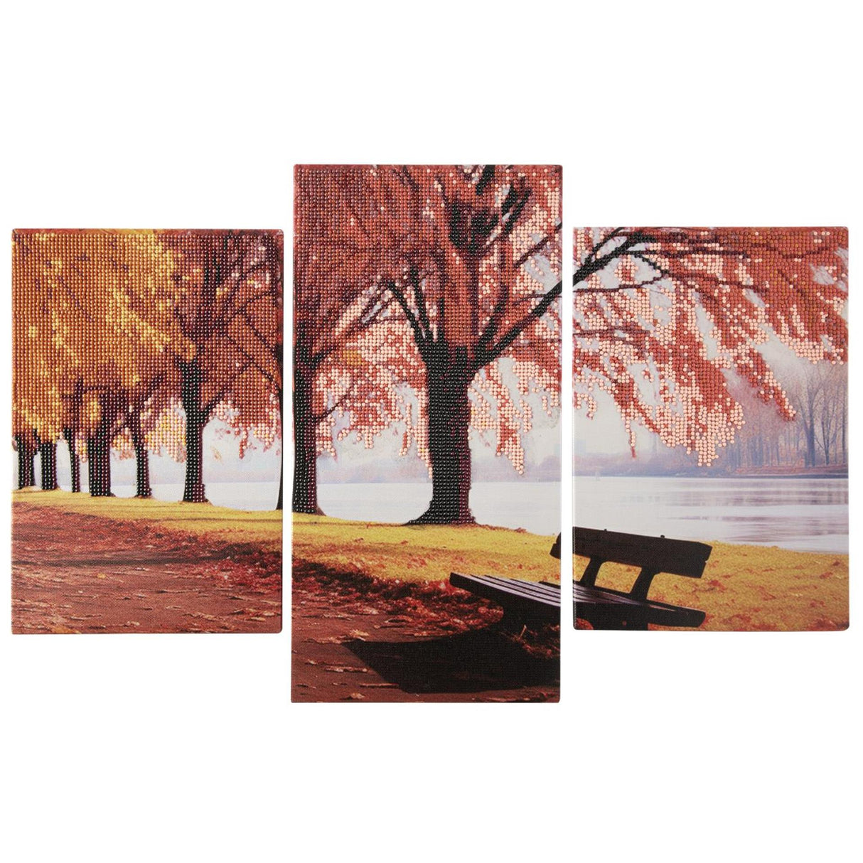 Craft id diamond painting drieluik set - landschap