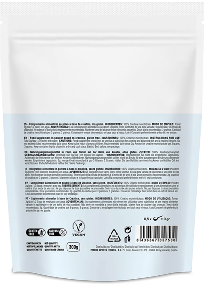 226ers creatine monohydrate 300g
