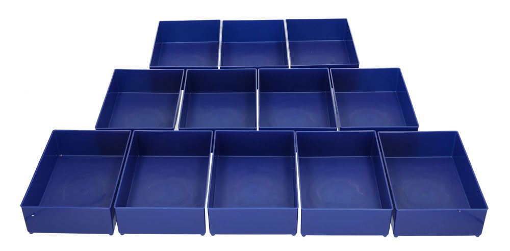 Raaco magad bakje a6-1 blauw 47x109x157 ds a 12