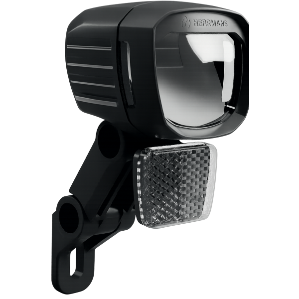 Herrmans koplamp nordic mr5 e-bike 140 lumen - zwart