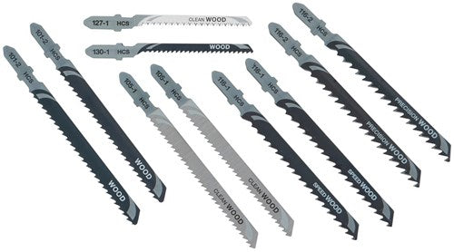 Dewalt accessoires dewalt dt2290-qz - decoupeerzaagbladen set - 10-delig - hout - universele t-schacht