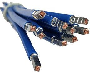 Enzo draad 6qmm soepel 35cm blauw - 4000525