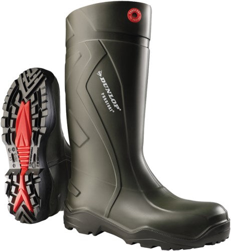 Dunlop d760933 purofort+ (onbeveiligd) groen - maat 48 - 15.032.043.48