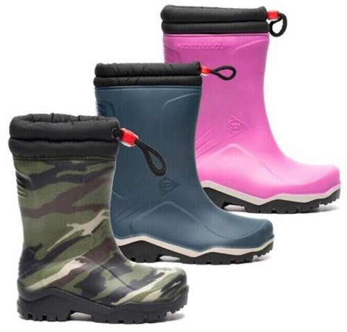 Dunlop k310931 blizzard kinderlaars gevoerd pvc | camouflage 14587 | maat 24 - 00.036.023.24
