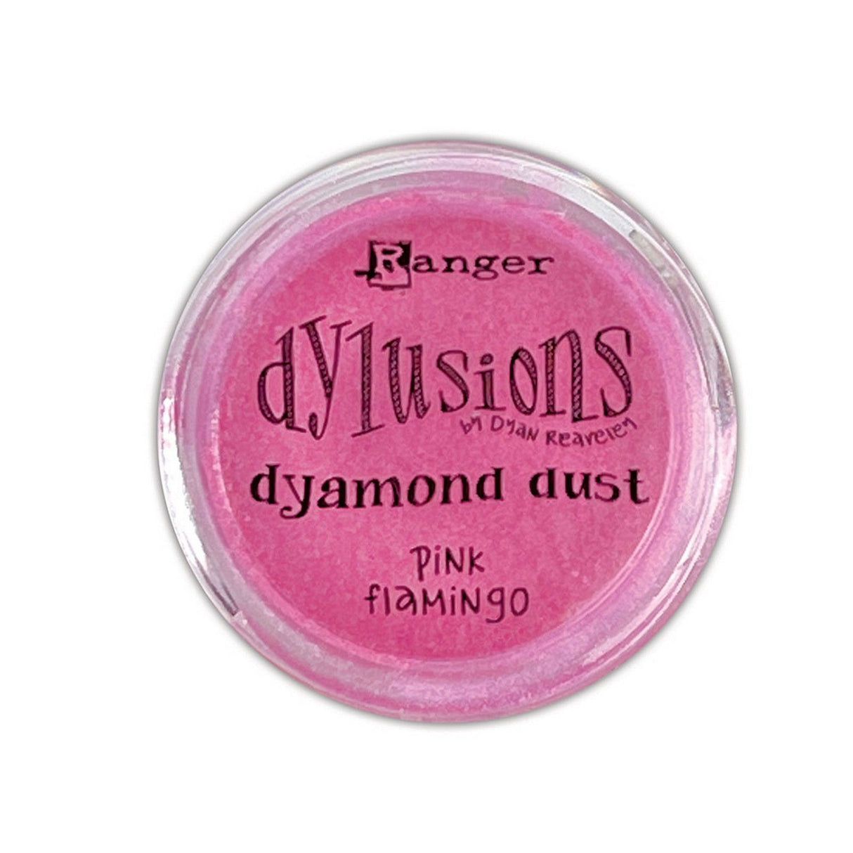 Ranger ink ranger • dylusions dyamond dust pink flamingo