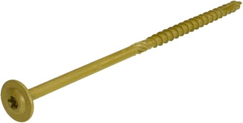 Dynaplus houtbouwschroef ar-bronze tellerkop voldraad +snijpunt torx tx30 6.0x60 | 100 stuks - 0286.08.50001