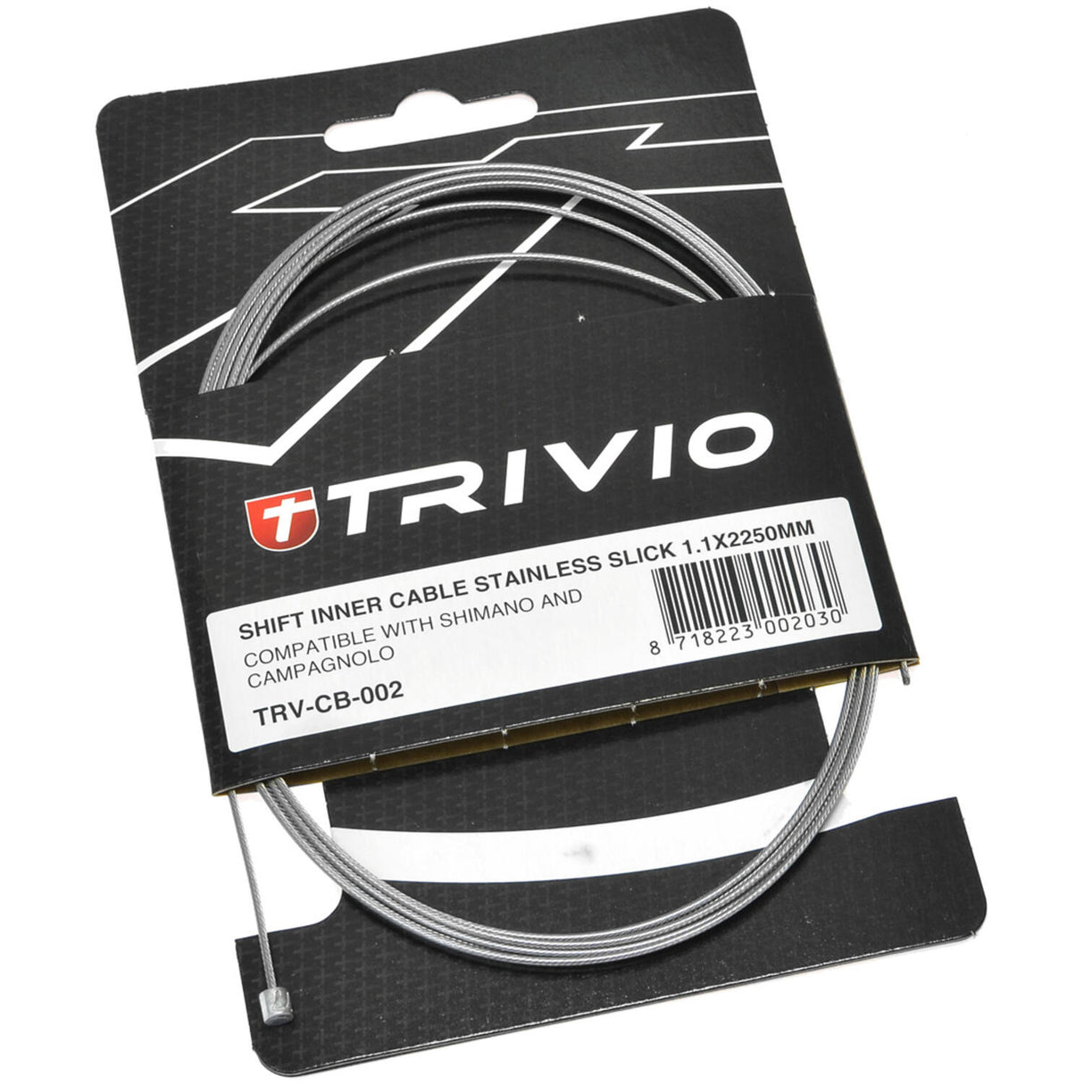 Trivio - derailleur binnenkabel rvs slick 1.1x2250mm - 20 st.