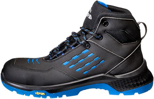 Emma safety footwear emma werkschoen crossforce xd hoog s3 | zwart blauw | maat 45 - 8715316154911