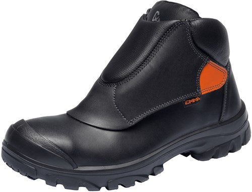 Emma safety footwear emma werkschoen vulcanus xd mm351868 lasschoen s3 | zwart (xd) | maat 48 - 8715316161087