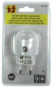 Enzo nachtlampje met ld sensor 360gr. led draaibaar 5651152