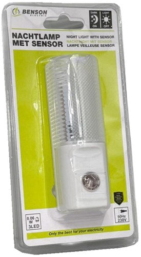 Enzo nachtlampje met ld sensor 3led 5651151