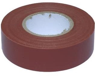 Enzo pvc isolatie tape 20m 19mm bruin 4140030