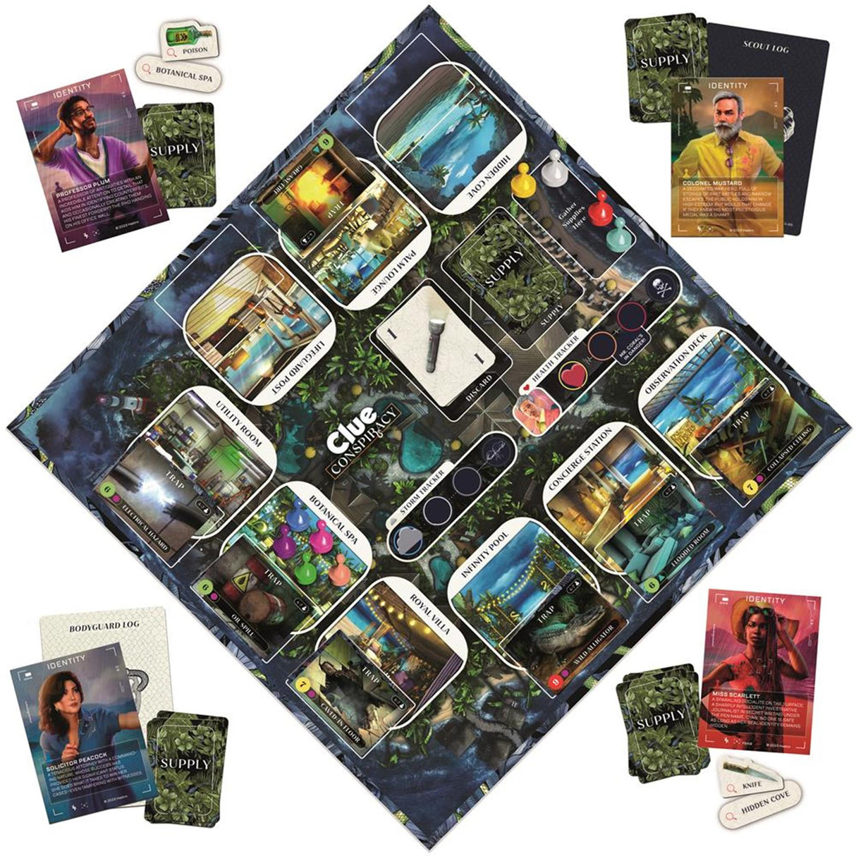 Hasbro cluedo conspiracy - bordspel