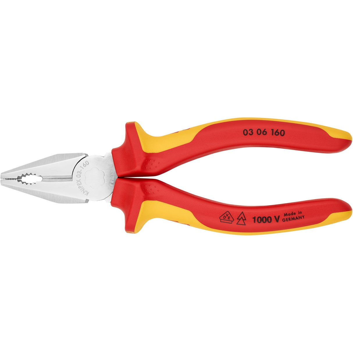 Knipex 03 06 160 combitang verchroomd comfort vde 160mm