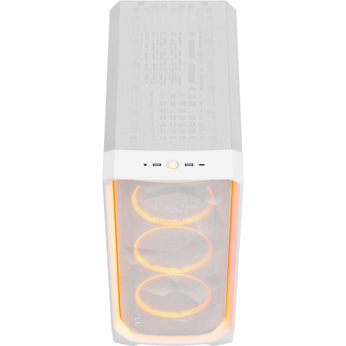 Fractal design meshify 3 ambience pro rgb midi tower behuizing (wit | 2x usb-a | 1x usb-c | rgb | tempered glass)