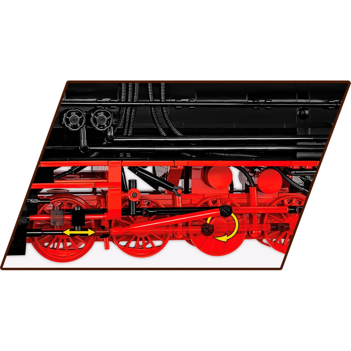 Cobi dr br 52 stoomlocomotief constructiespeelgoed (schaal 1:35)
