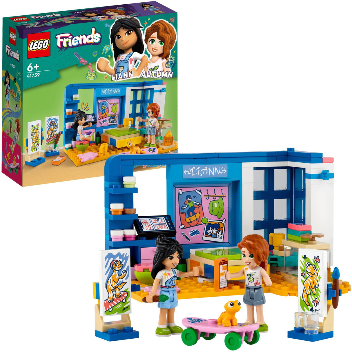 Lego friends - lianns kamer constructiespeelgoed (41739)