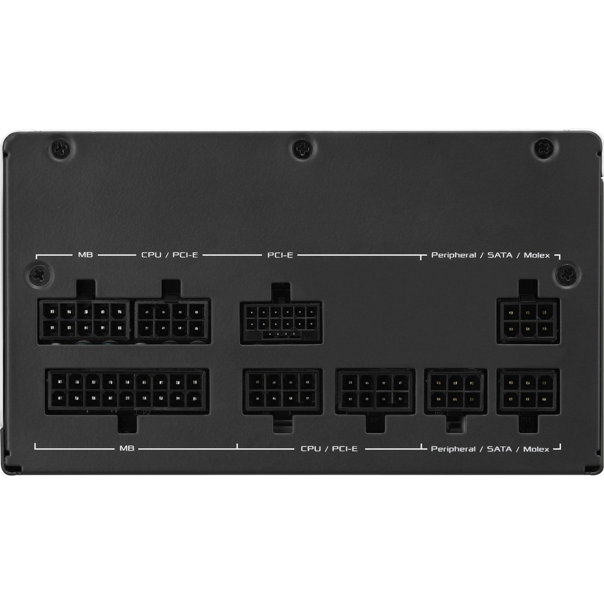 Asus prime gold modulaire 750 watt voeding (wit, 1x 12v-2x6, 3x pcie)