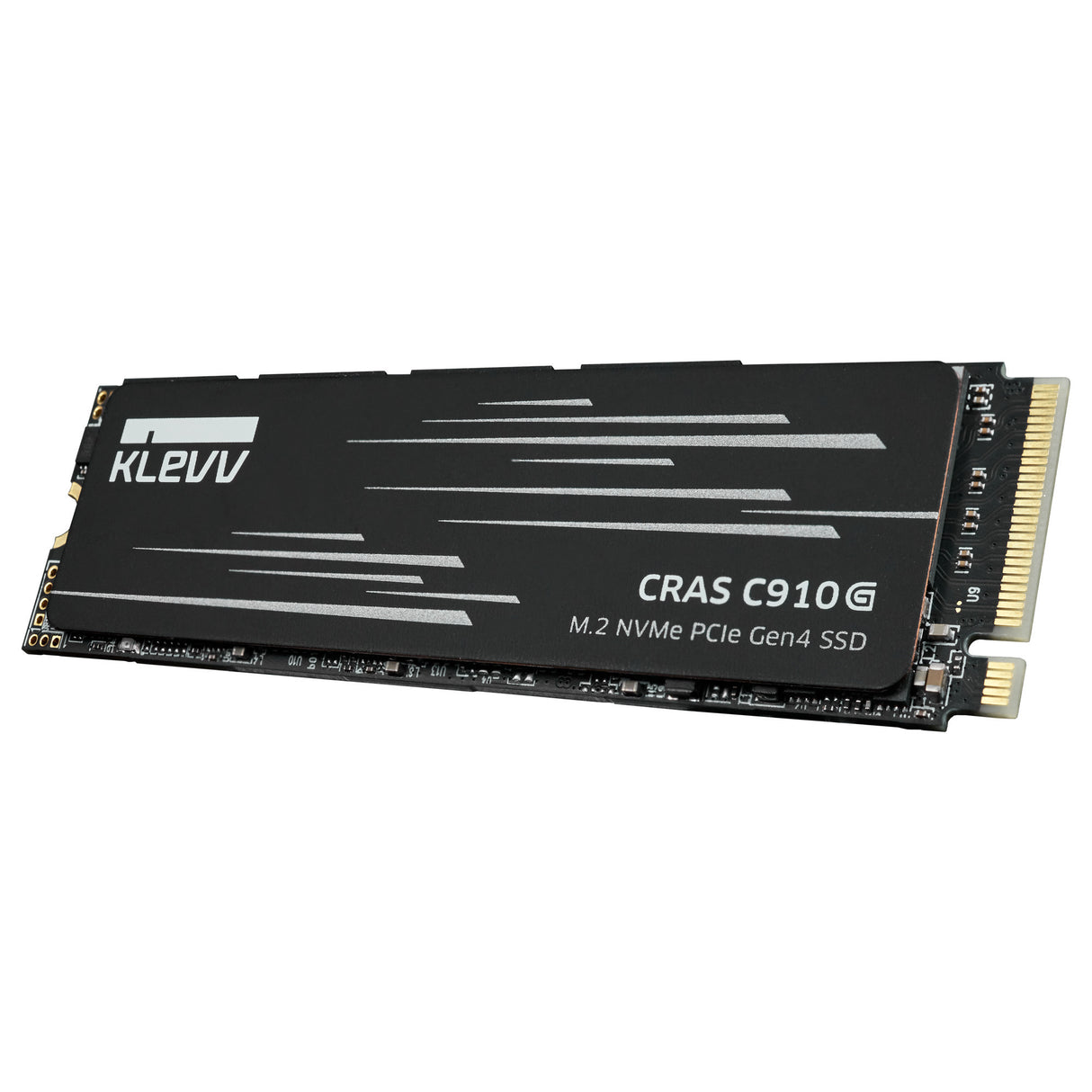 Klevv cras c910g 1 tb ssd (zwart, k01tbm2sp0-10g, pcie gen 4.0 x4, nvme 2.0)