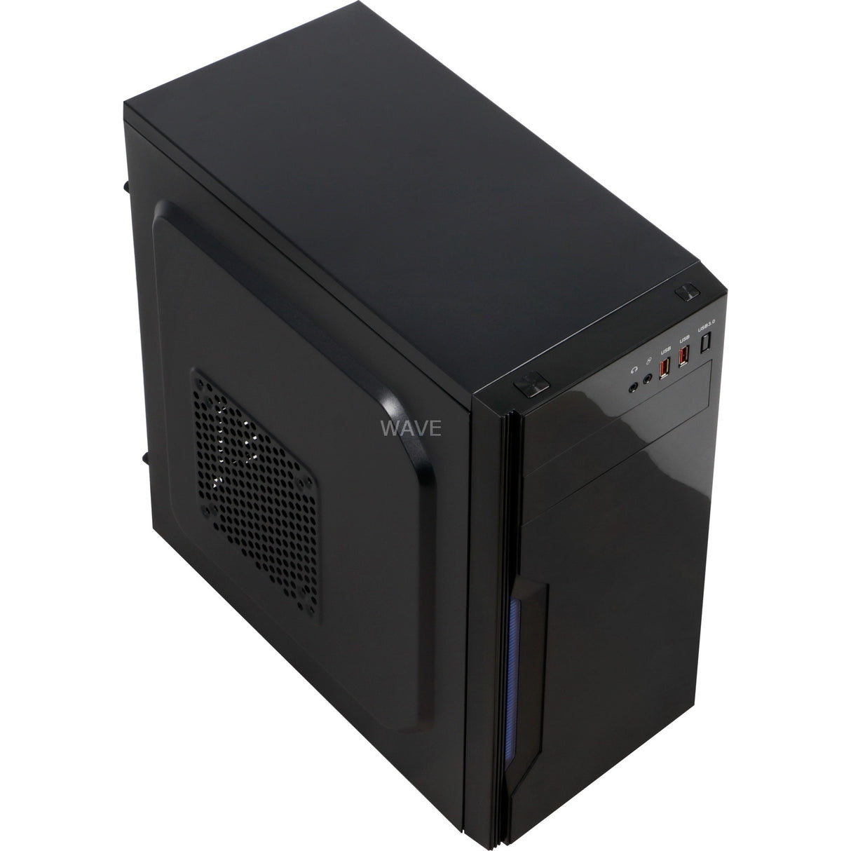 Inter-tech b-42 midi tower behuizing (zwart | 2x usb-a)