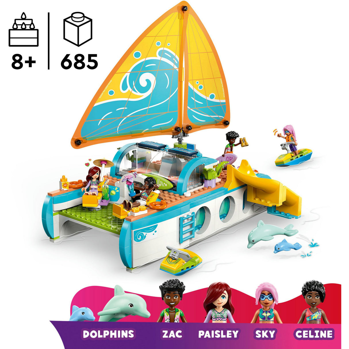 Lego friends avontuurlijke bootreis boot speelgoed voor kinderen - 42664