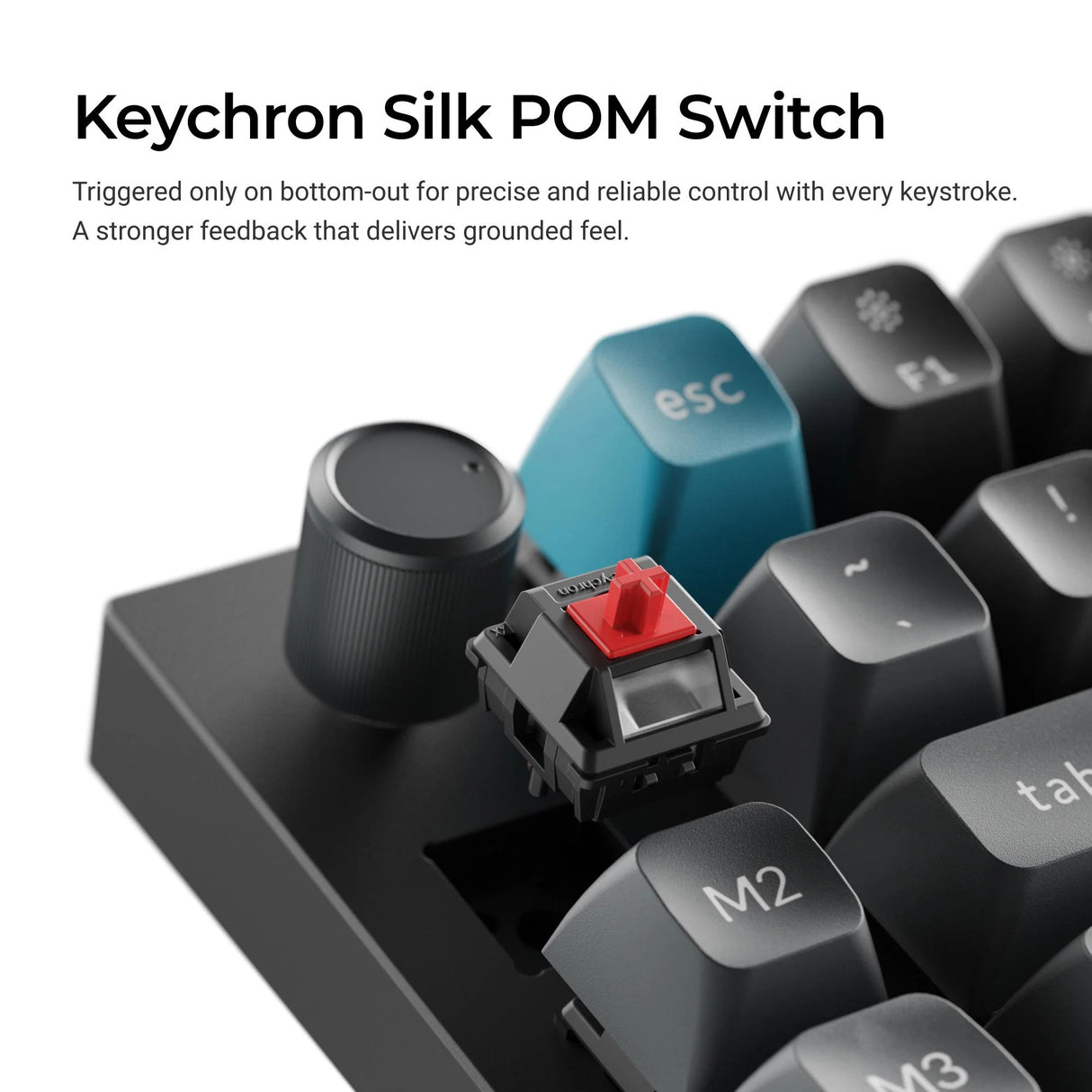 Keychron q11 ultra 8k wireless custom mechanical keyboard (zwart, us lay-out (qwerty), silk pom banana, 100%, rgb leds, ksa double-shot pbt, hot swap, 2.4ghz | bluetooth 5.2 | usb-c)