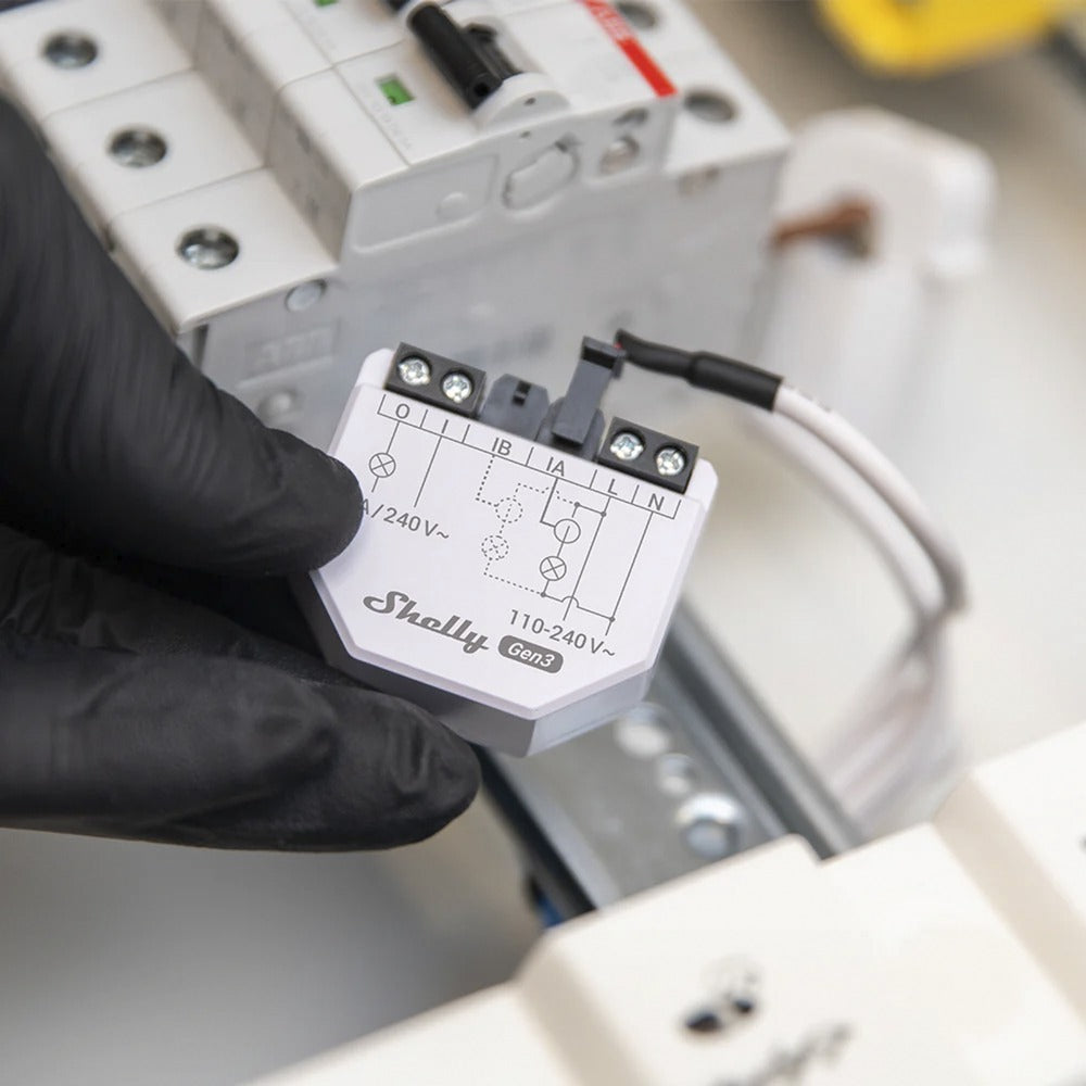Shelly em gen3 - (1 x 50a ct included) elektriciteitsmeter bluetooth, wifi