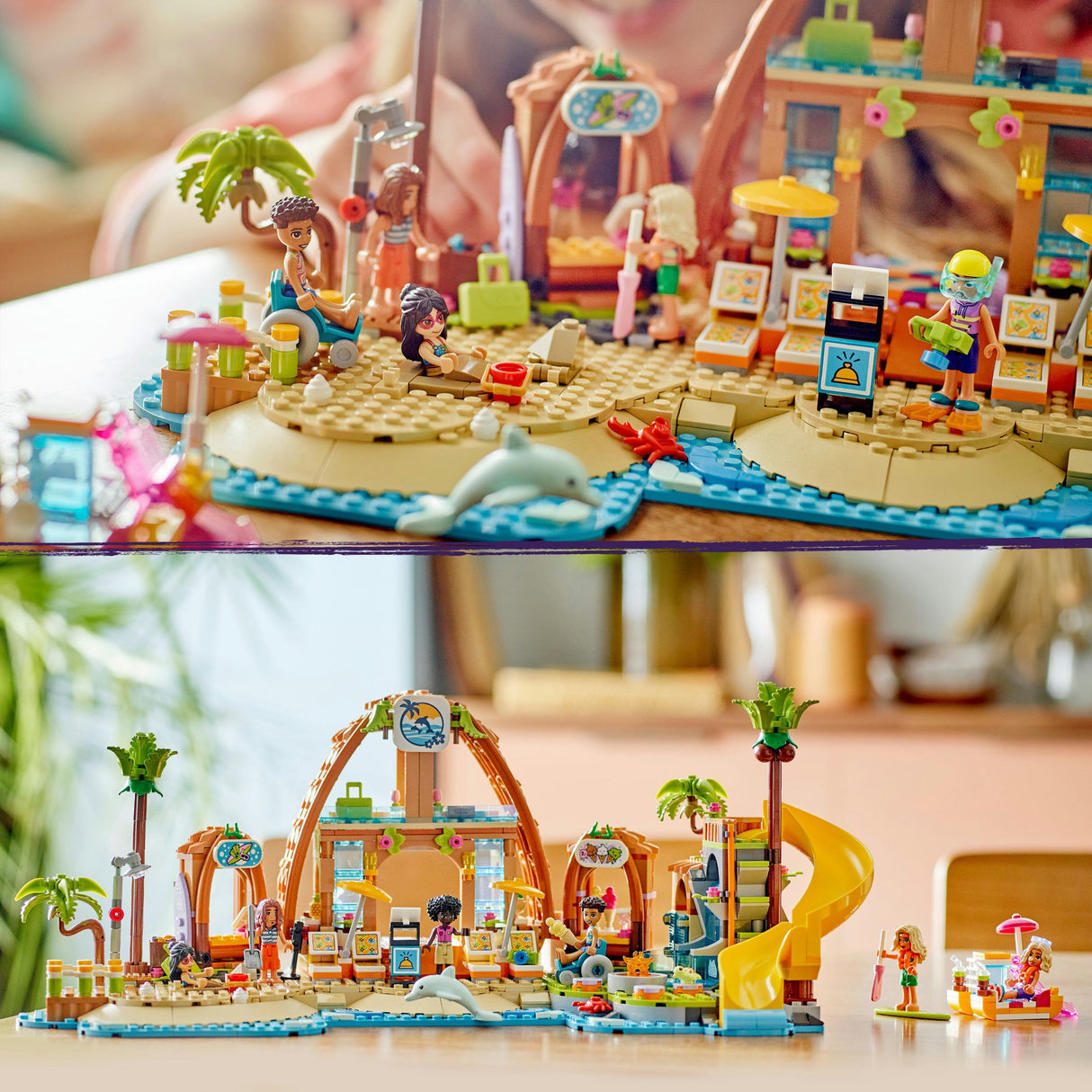 Lego friends 42673 familie vakantie strandresort