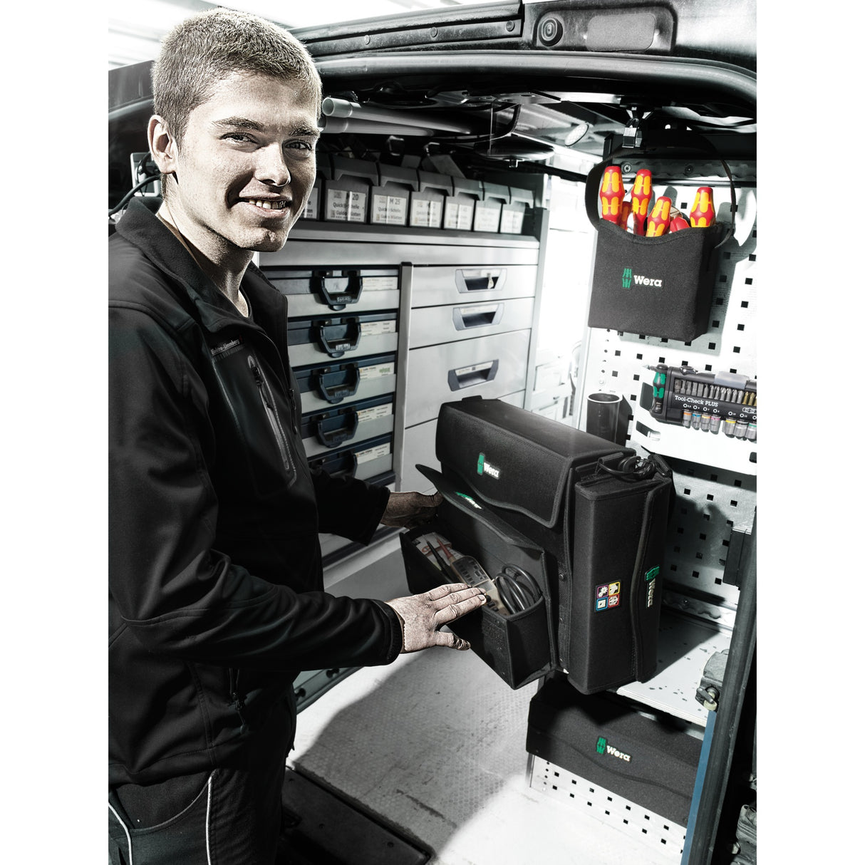 Wera 2go 3 gereedschapsbox (zwart)