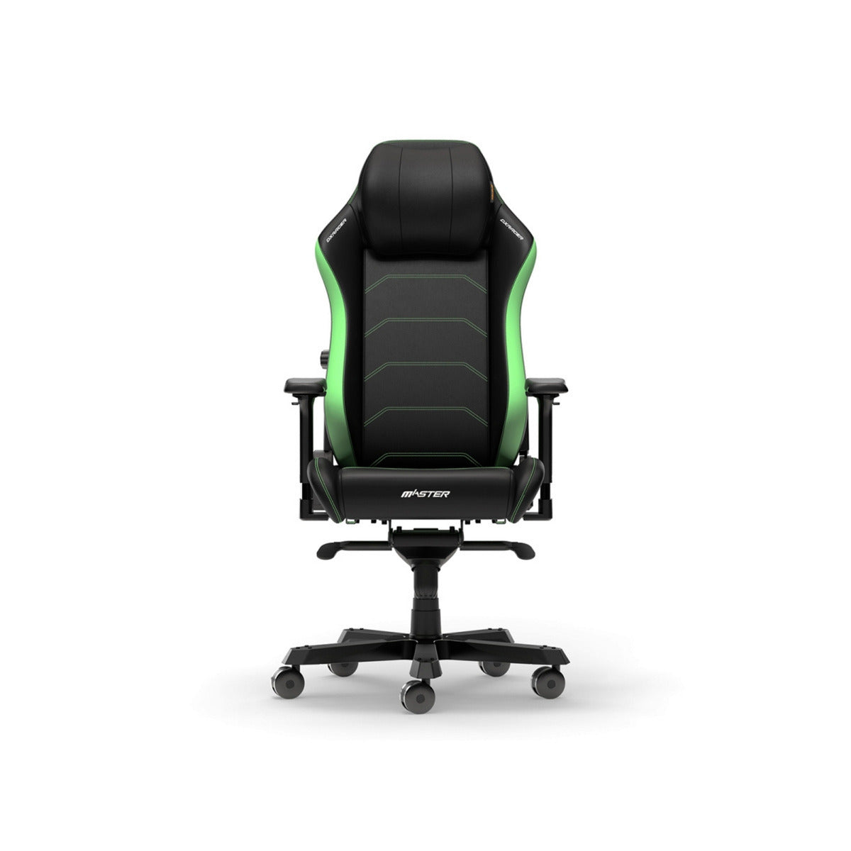 Dxracer master xl black green epu leathe gamestoel (zwart groen)