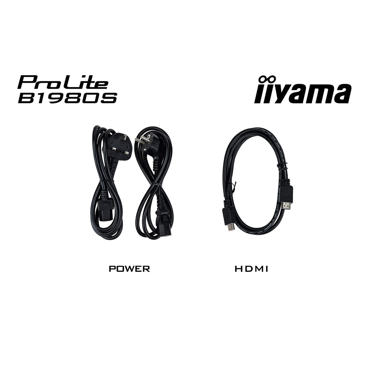 Iiyama prolite b1980s-b1 19 monitor (zwart, hdmi, displayport)