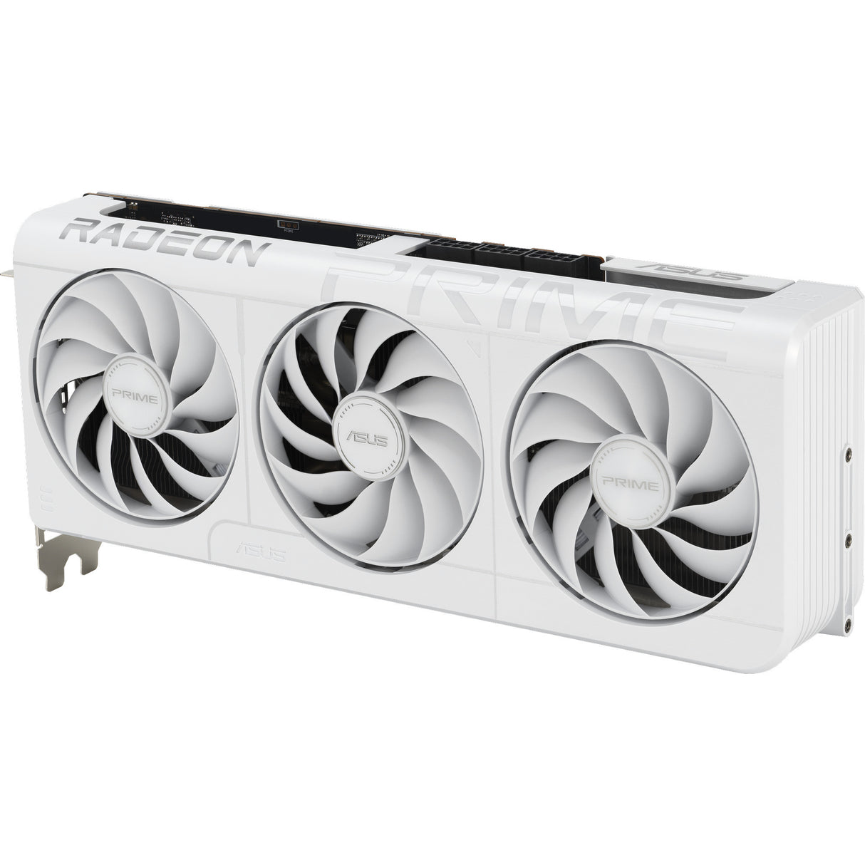 Asus prime radeon rx 9070 xt oc white grafische kaart (wit, 3x displayport, 1x hdmi 2.1, rdna4)