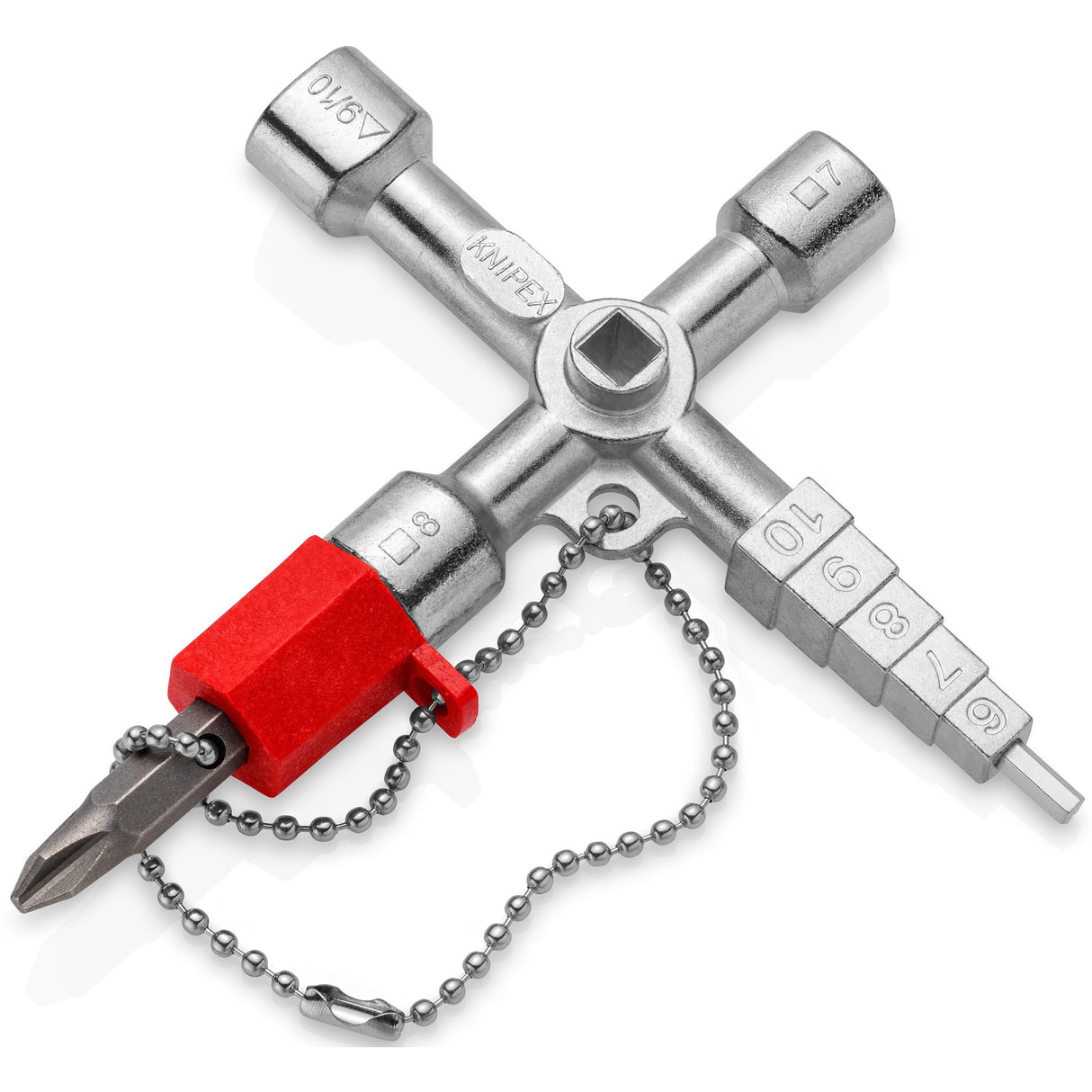 Knipex 00 11 04 kruisdopsleutel 5 7 8 + 10 + 4-10mm