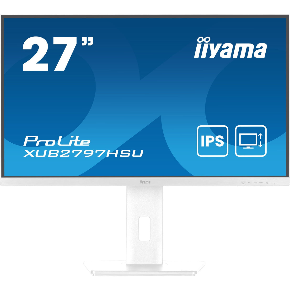 Iiyama prolite xub2797hsu-w2 27 monitor (wit, hdmi, displayport, 2x usb-a, usb-b)