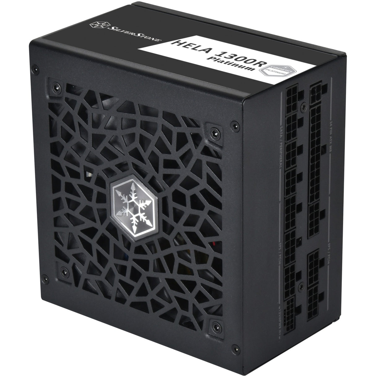 Silverstone hela 1300r platinum, modulaire 1300 watt voeding (zwart, 8x pcie)