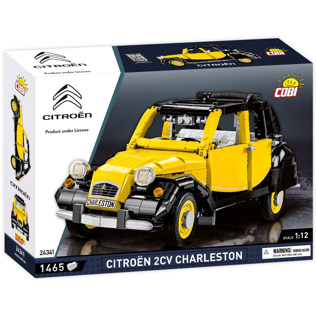 Cobi citroen 2cv charleston constructiespeelgoed (schaal 1:12)