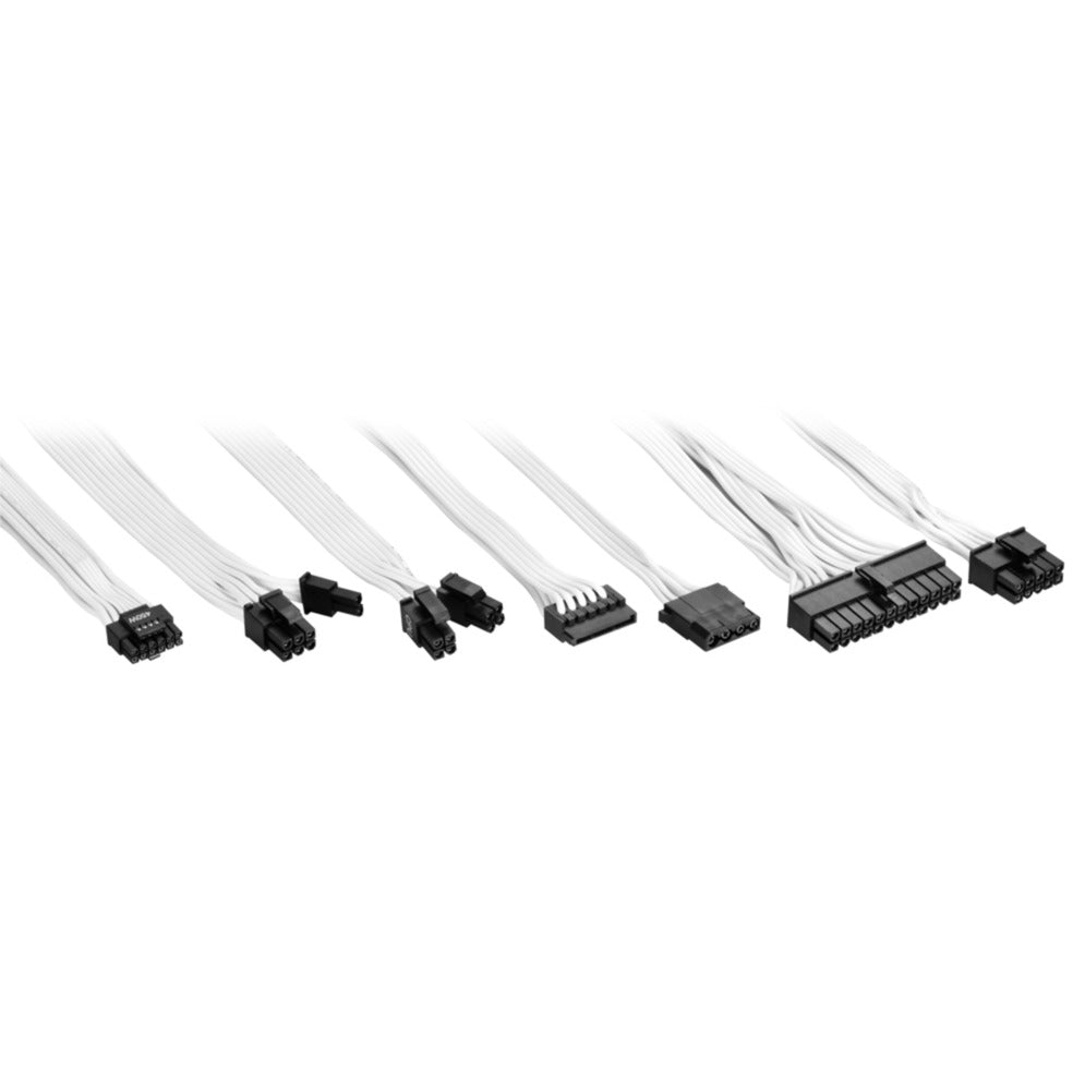 Sharkoon rebel p20 850 white modulaire 850 watt voeding (wit, 1x 12v-2x6, 4x pcie)