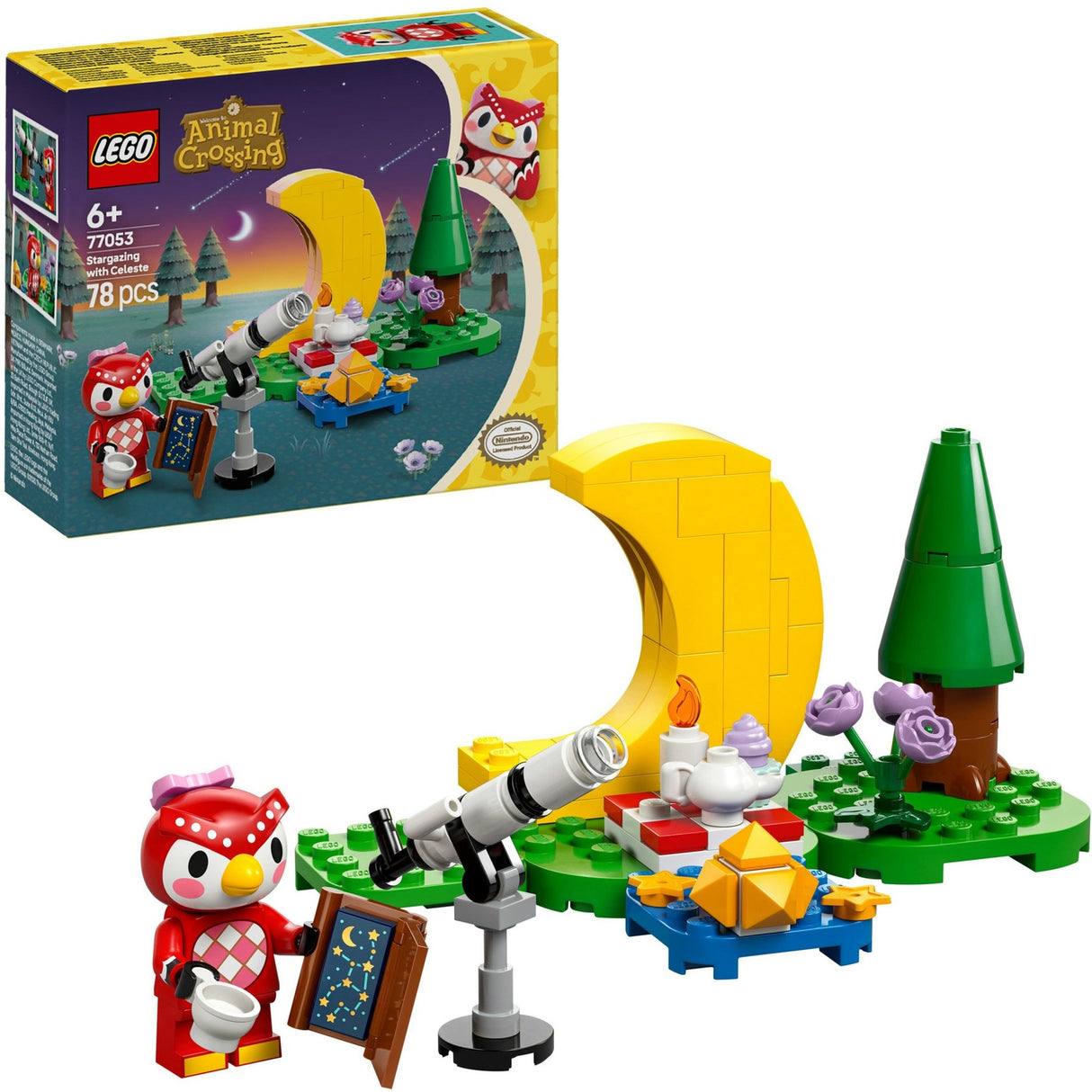 Lego animal crossing sterrenkijken met celeste - 77053