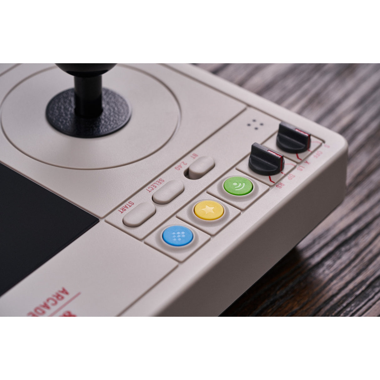 8bitdo arcade stick gamepad (grijs)