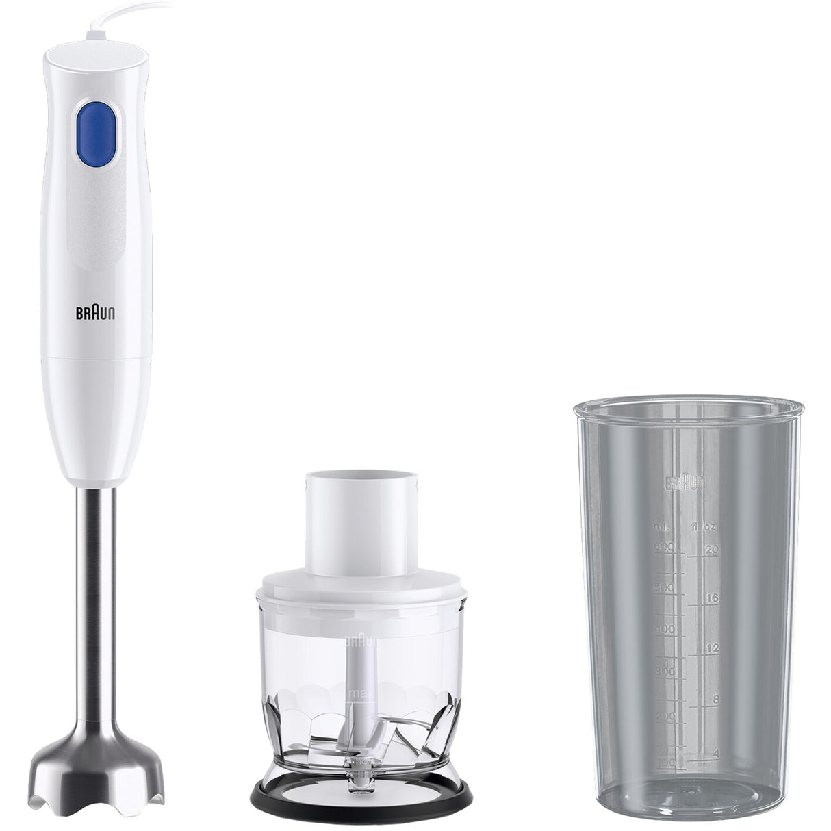 Braun multiquick 1 mq10.201m staafmixer (wit)