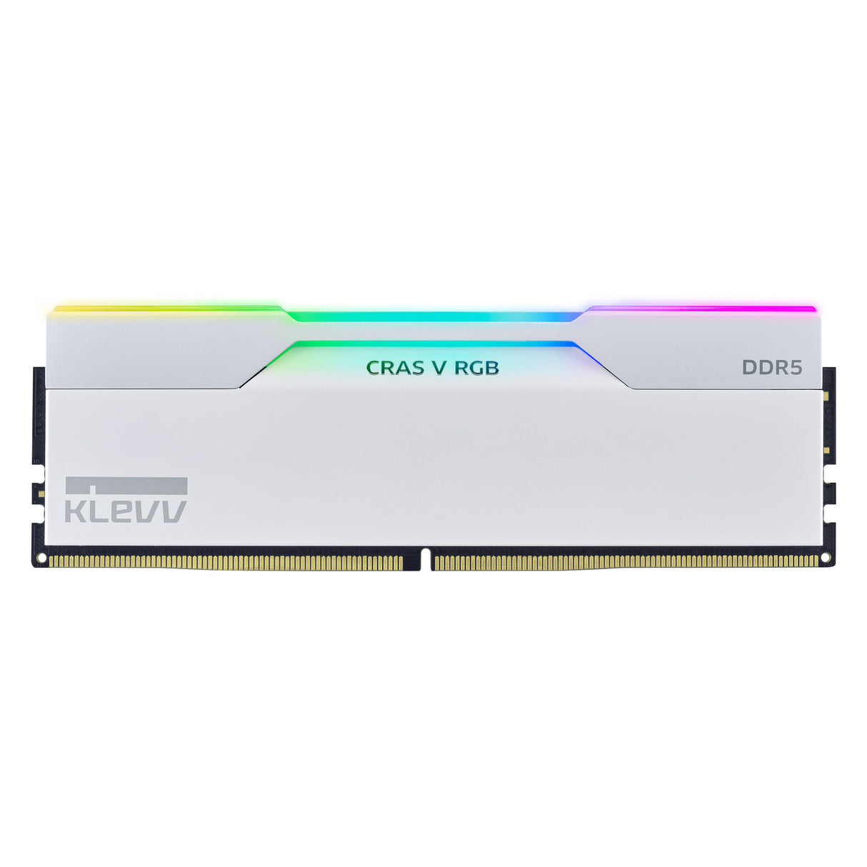 Klevv 32 gb ddr5-6000 (2x 16 gb) kit werkgeheugen (wit, kd5agu880-60a300j, cras v rgb, xmp 3.0, expo)