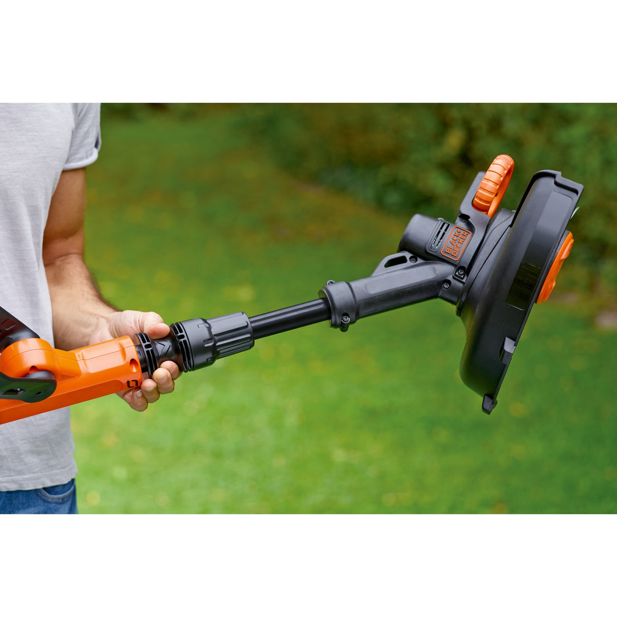 Black+decker 18v afs grastrimmer zonder accu (zwart oranje, 28 cm, accu en oplader niet inbegrepen)
