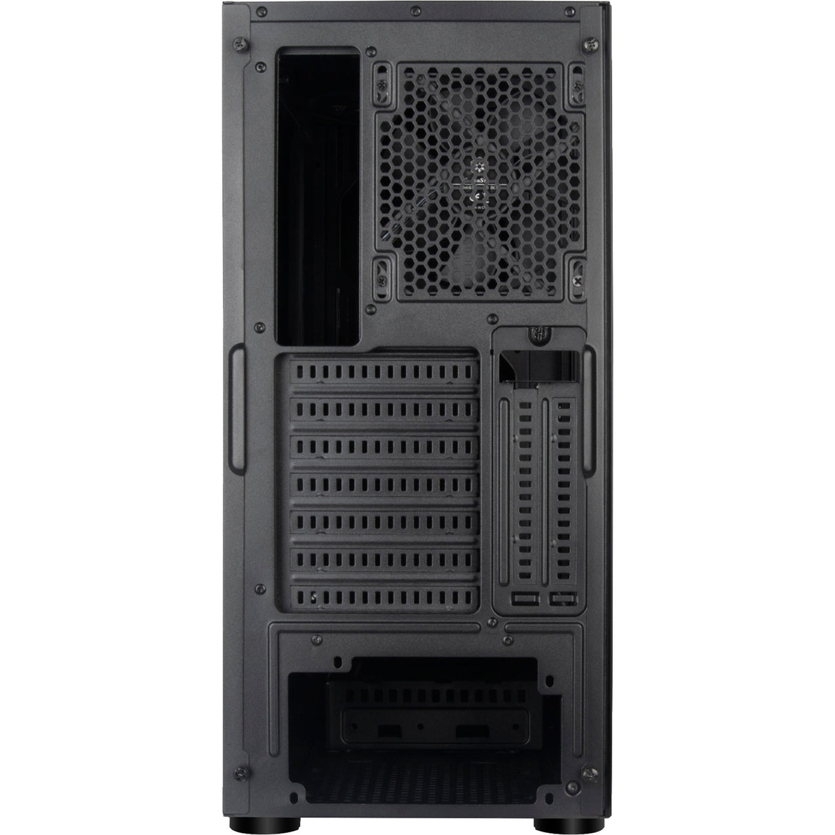 Silverstone fara r1 v2 midi tower behuizing (zwart | 3x usb-a | tempered glass)