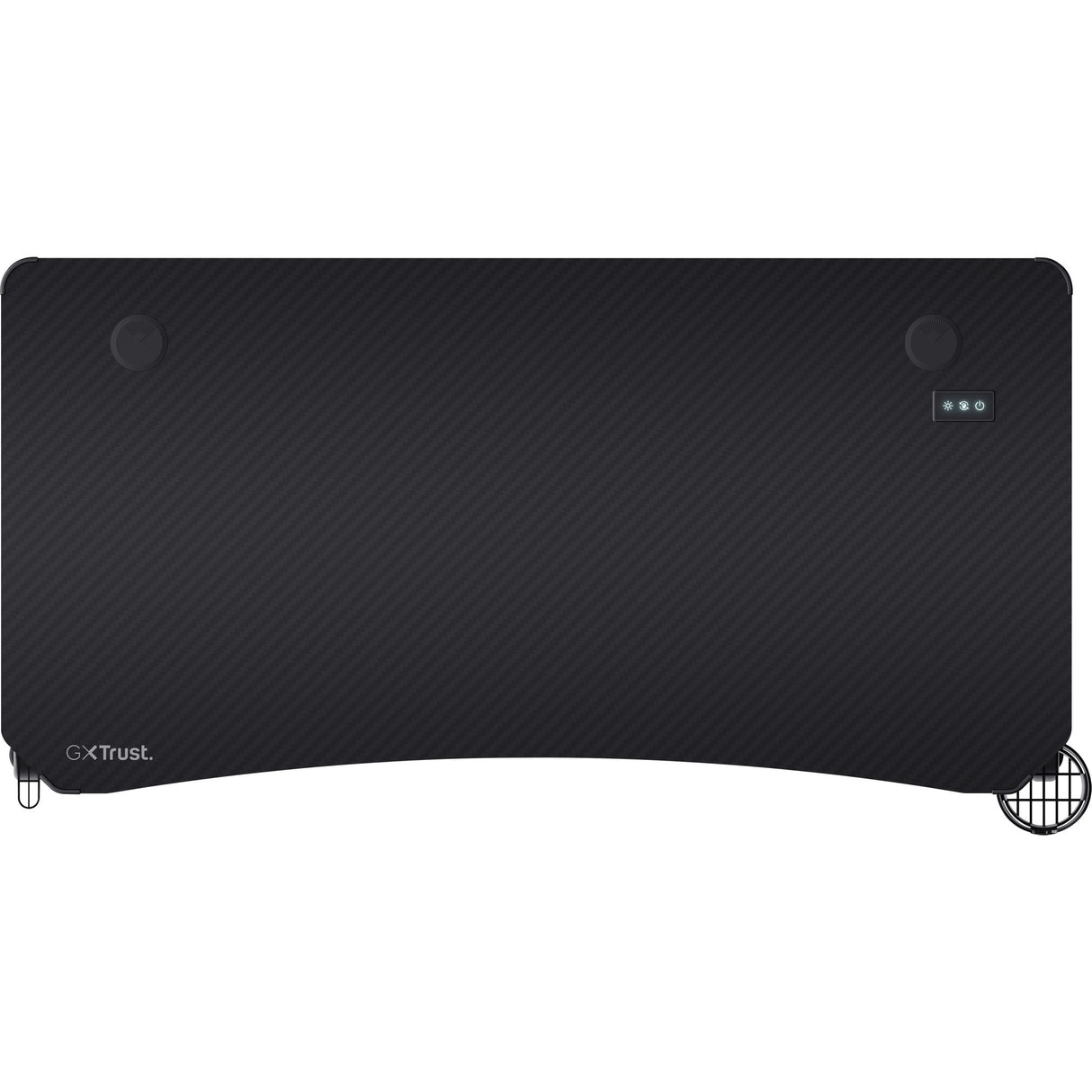Trust gxt 709 luminus rgb-gamingbureau gaming desk (zwart)