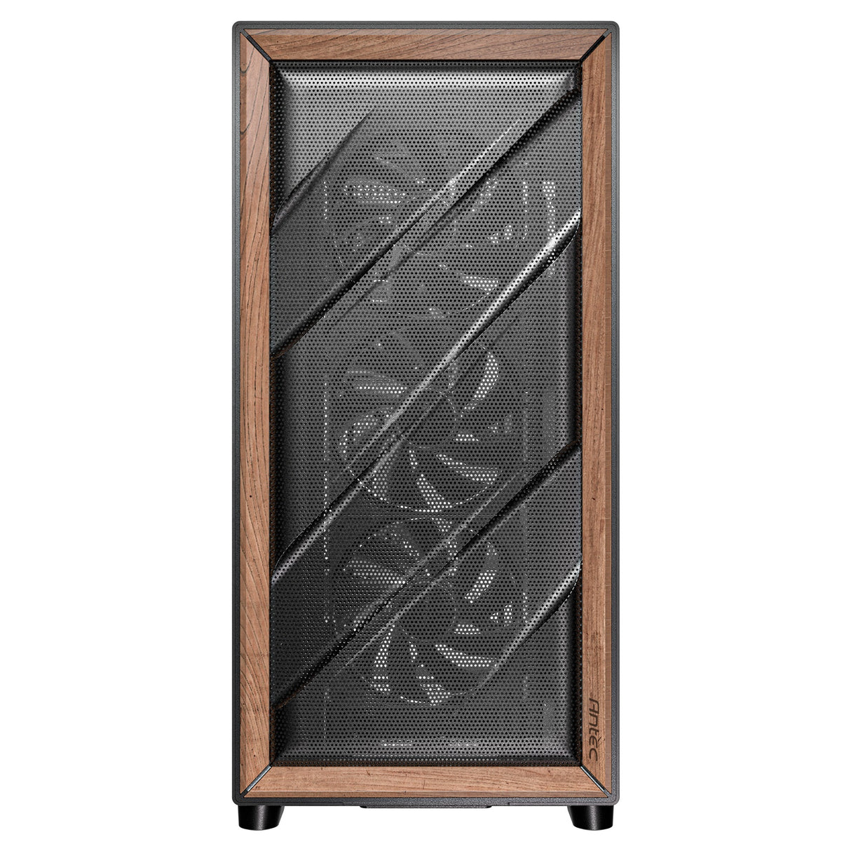Antec flux midi tower behuizing (zwart | 2x usb-a | 1x usb-c | tempered glass)