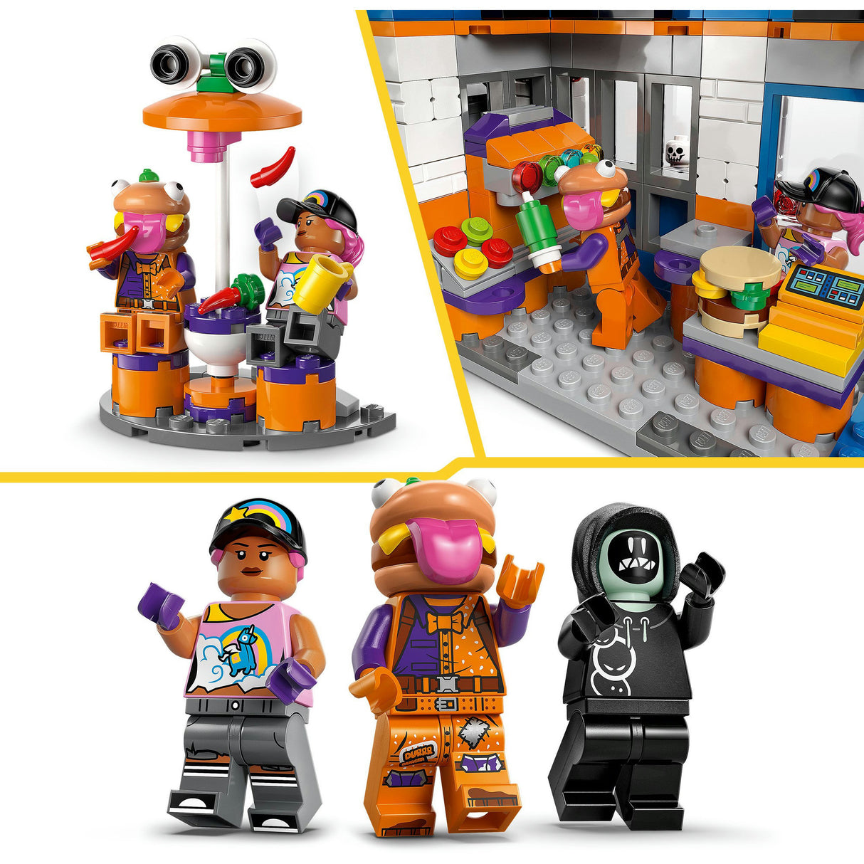 Lego ® fortnite® durrr burger restaurant - 77076