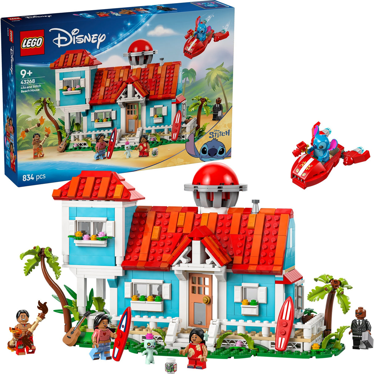 Lego ® disney lilo en stitch strandhuis - 43268