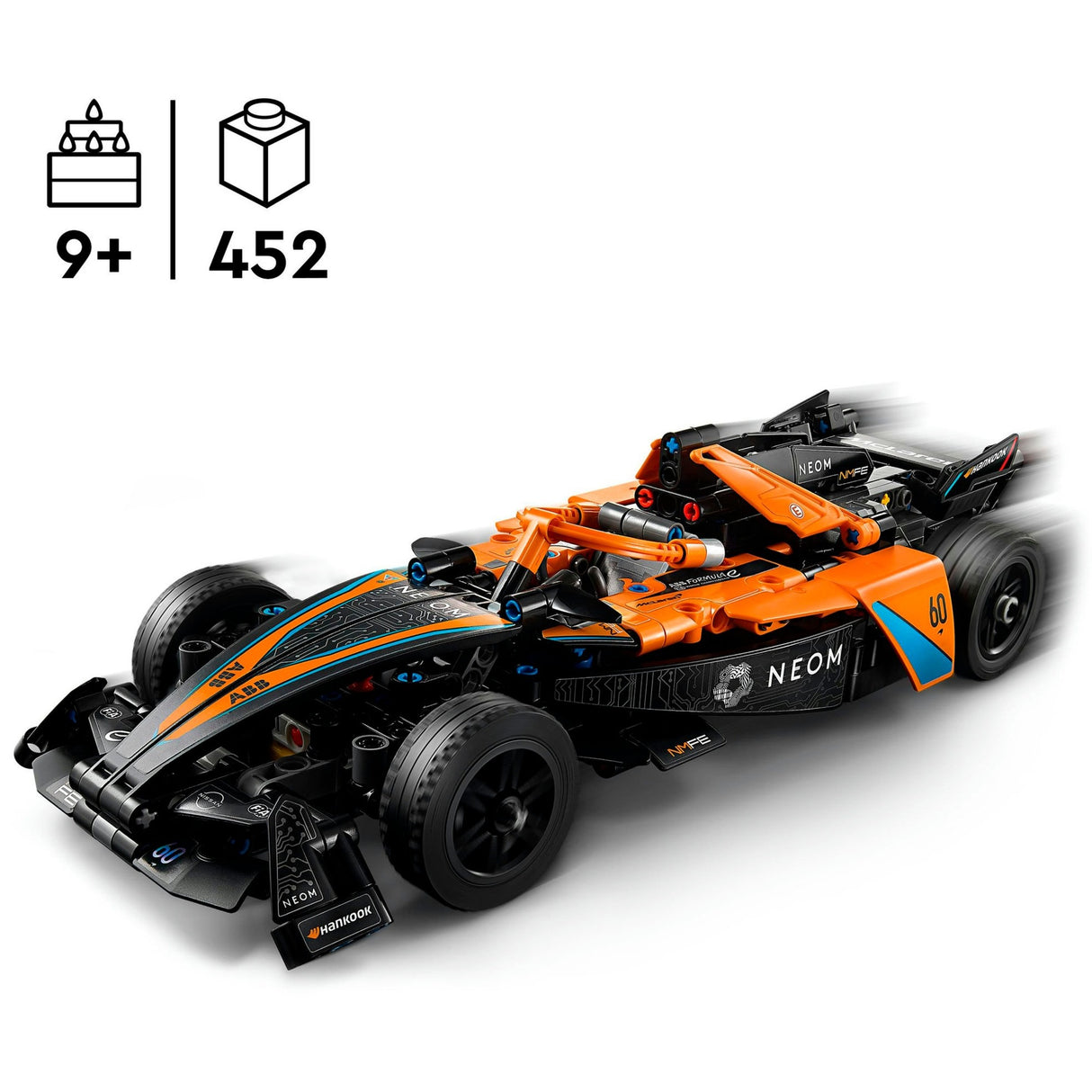 Lego technic neom mclaren formula e racewagen - 42169