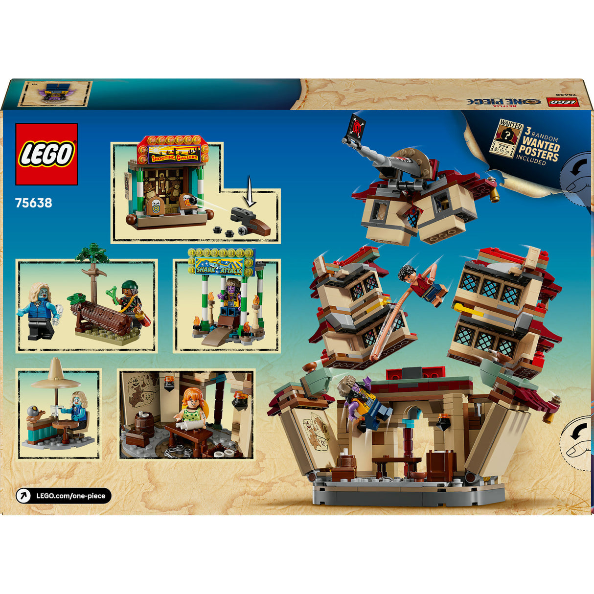 Lego ® one piece de strijd bij arlong park bouwset - 75638