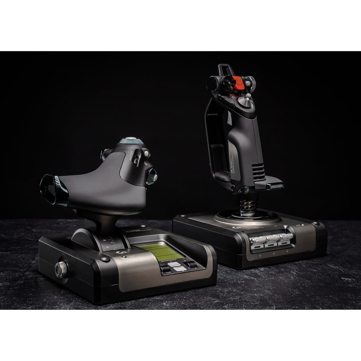 Logitech g saitek x52 pro flight gaming hotas